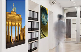 Foto op plexiglas in kantoorruimte