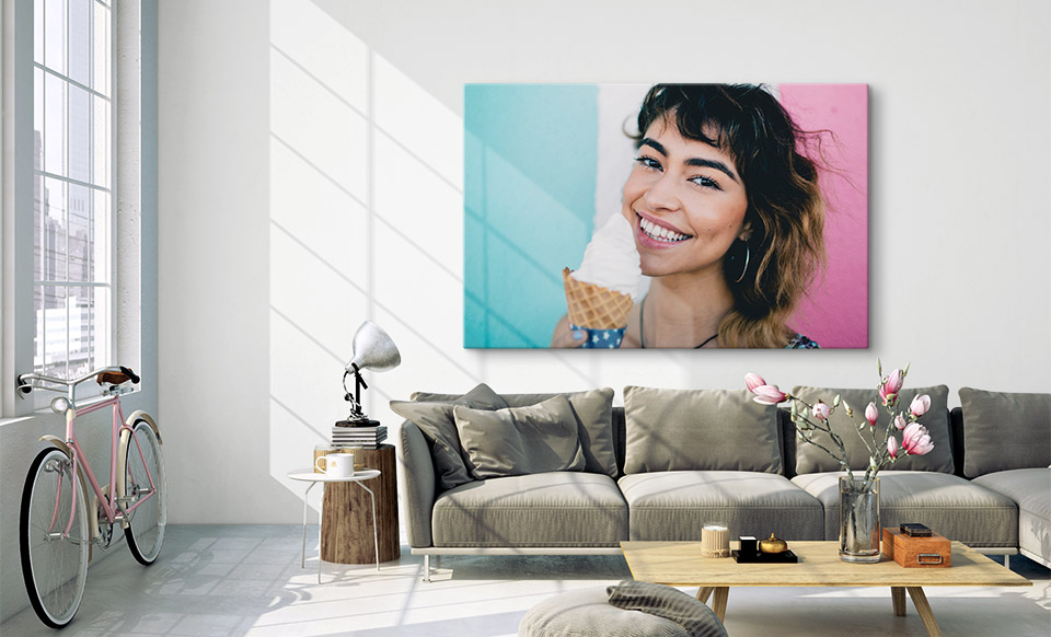 foto afdrukken op aluminium woonruimte