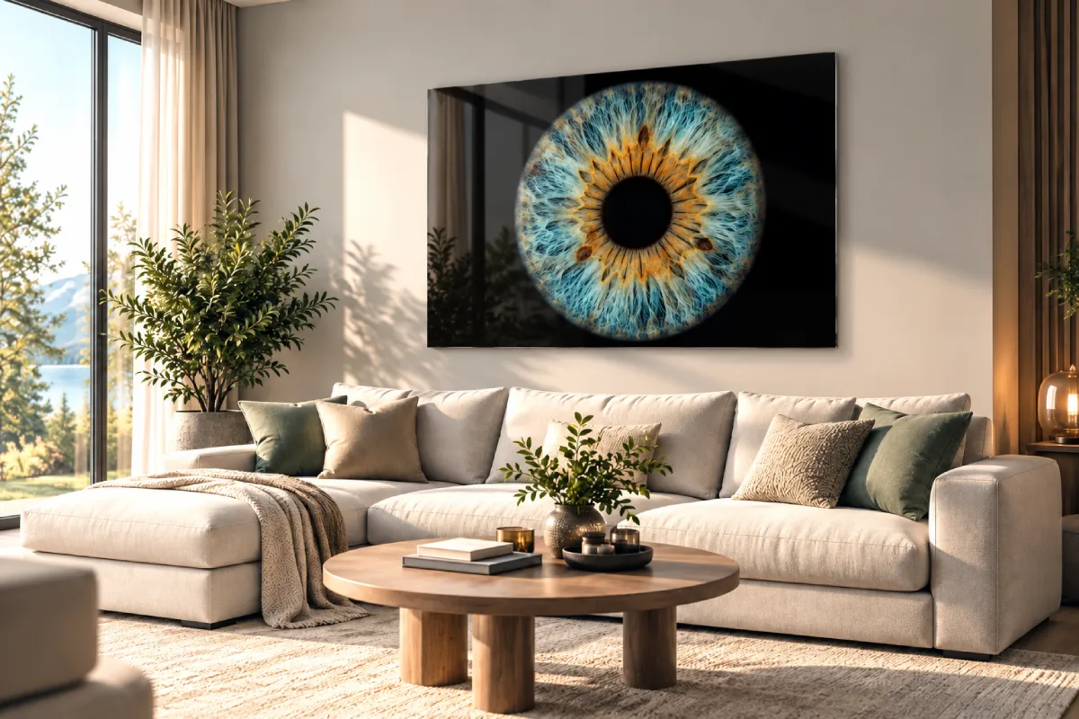irisfoto plexiglas voorbeeld 1